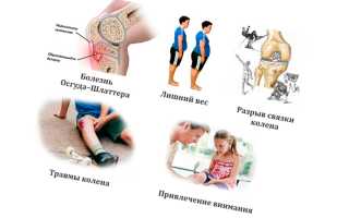 Причины боли в коленях у детей — методы лечения
